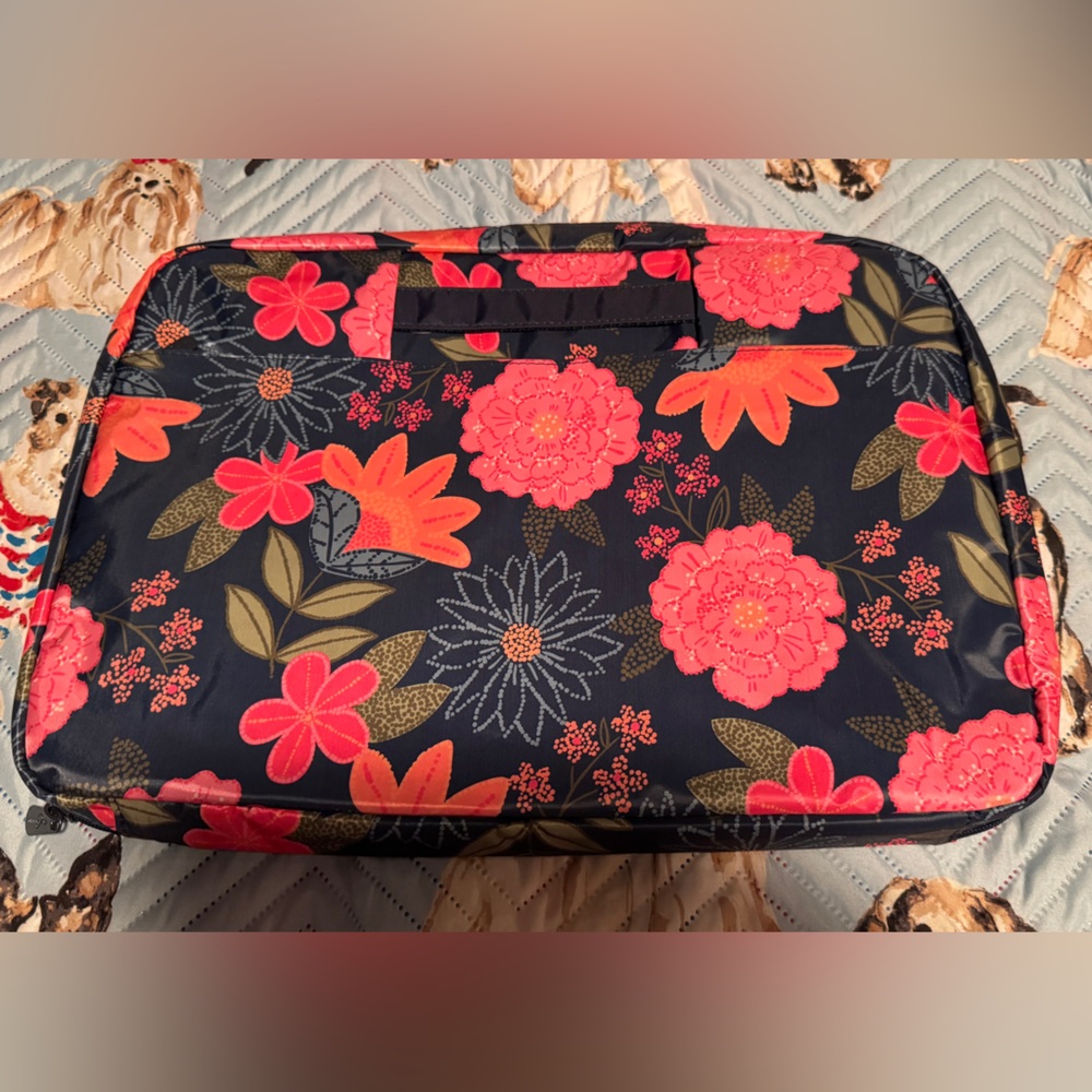 Thirty-One Floral Print Large Laptop Bag